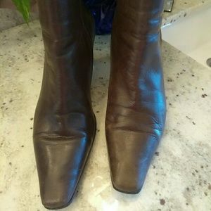 Authentic Etienne Aigner Brown Ankle Boots